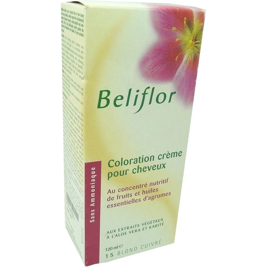 BELIFLOR HAIR COLOR CREAM 15 COPPER BLONDE 120 ML