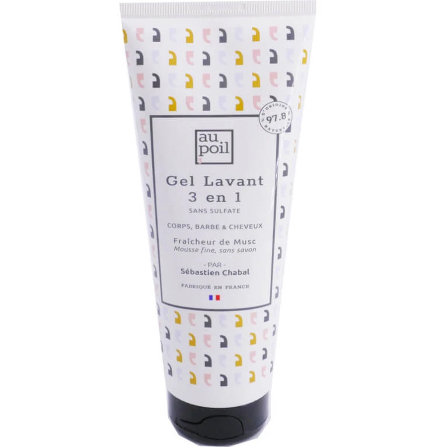 AU POIL GEL-CHAMPÚ 3 EN 1 PARA HOMBRES ORIGINAL 250 ML