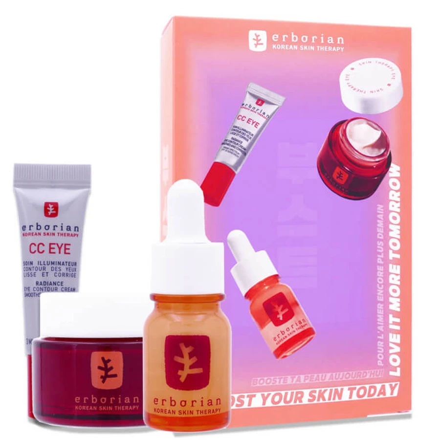 ERBORIAN CC EYE CLAIR SET + SKIN THERAPY EYE + NIGHT SERUM
