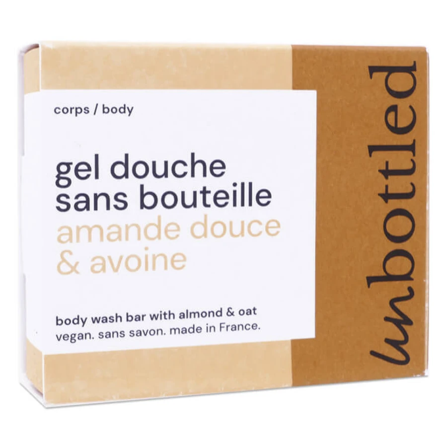 GEL DE DUCHA DE ALMENDRA DULCE Y AVENA SIN EMBALAR, 110 g