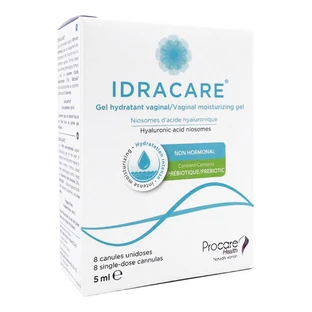 IDRACARE VAGINALES FEUCHTIGKEITSGEL, 8 EINZELDOSIS-APPLIKATOREN, 5 × 8 ml