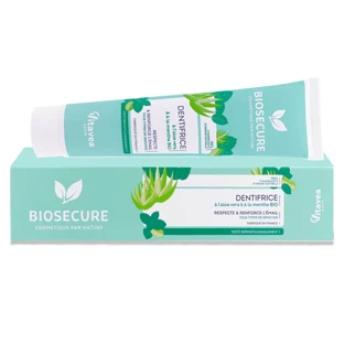 Pasta de dientes ecológica BIOSECURE de aloe vera y menta, 75 ml
