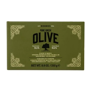 KORRES OLIVE CREPE RESCUE SOLID CLEANSING & NOURISHING BALM 250G
