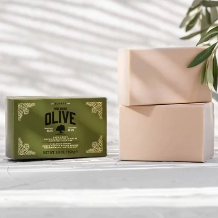 KORRES OLIVE CREPE RESCUE SOLID CLEANSING & NOURISHING BALM 250G