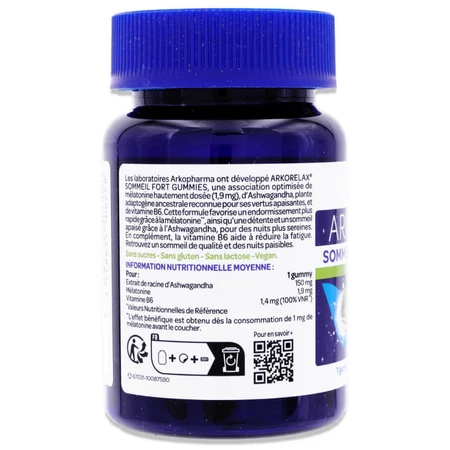 ARKOPHARMA ARKORELAX STRONG SLEEP 30 GOMINOLAS