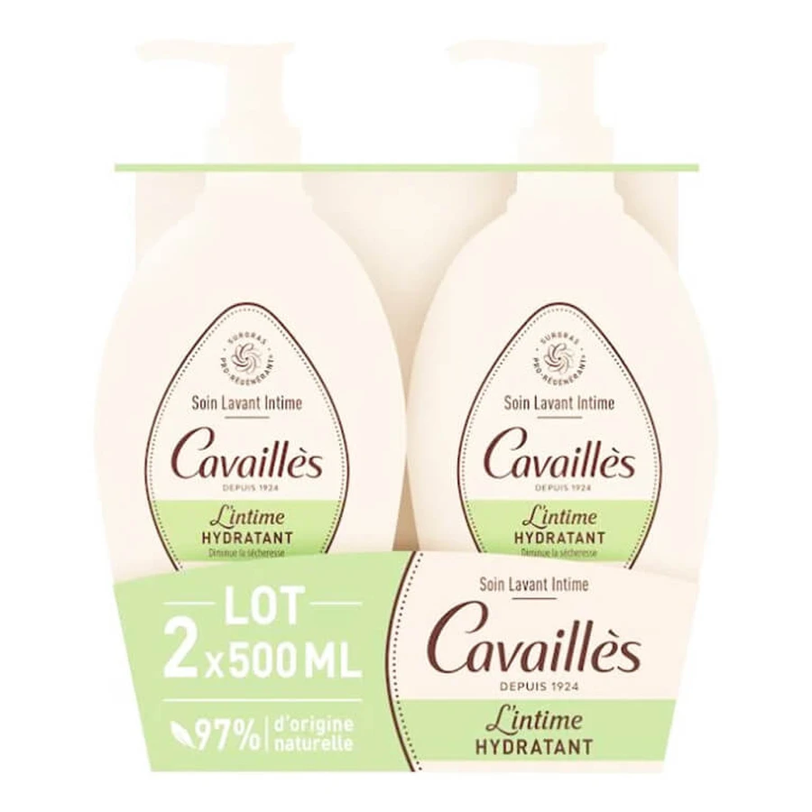 ROGE CAVAILLES SOIN LAVANT L'INTIME HYDRATANT LOT DE 2X500ML