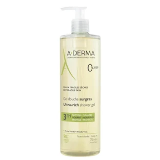 ADERMA GEL DOUCHE SURGRAS 3 EN 1 750ML