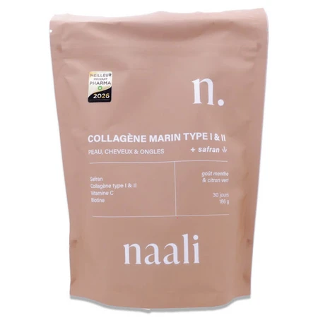 NAALI MARINE COLLAGEN TYPES I & II + SAFFRON 186G