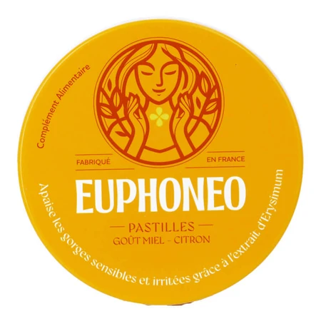 EUPHONEO 50 HONEY-LEMON-FLAVORED LOZENGES