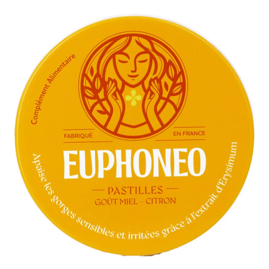 EUPHONEO 50 HONEY-LEMON-FLAVORED LOZENGES