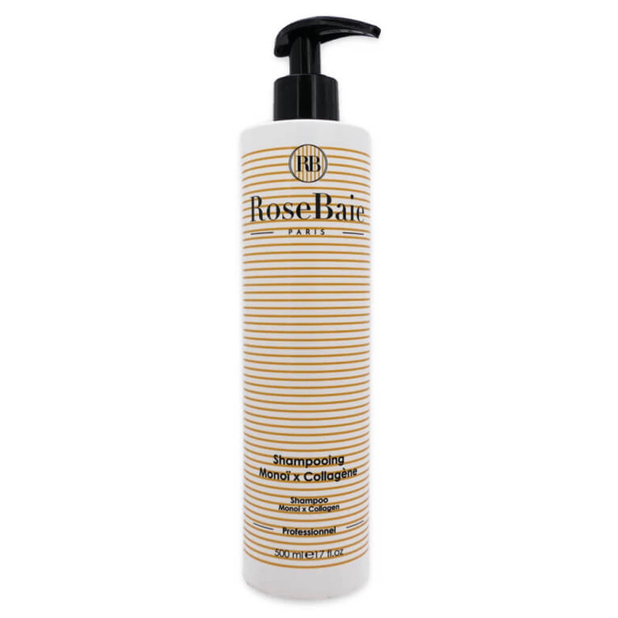 CHAMPÚ DE MONOÏ CON ROSA Y FRUTAS DEL BOSQUE Y COLÁGENO 500 ML
