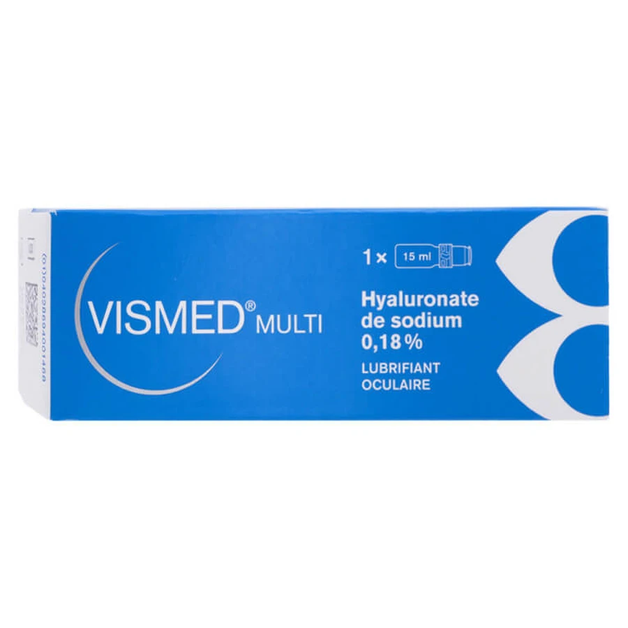 VISMED, LUBRICANTE OCULAR MULTIFUNCIONAL, FRASCO DE 15 ML