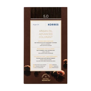 KORRES DAUERHAARFARBE MIT ARGANÖL, HELLBRAUN 5.0