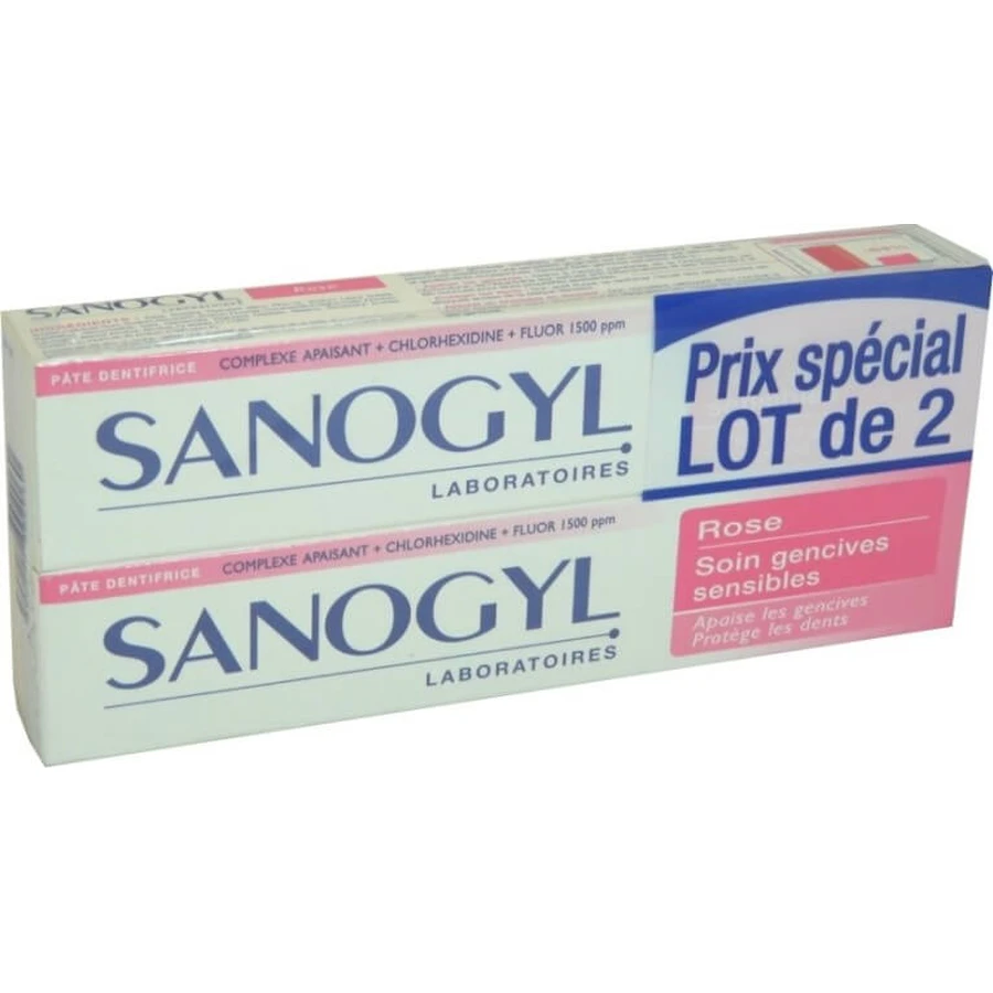 SANOGYL VERZORGING VOOR GEVOELIG TANDVLEES 75 ML, VERPAKKING VAN 2