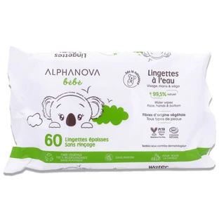 ALPHANOVA BABY 60 WET WIPES