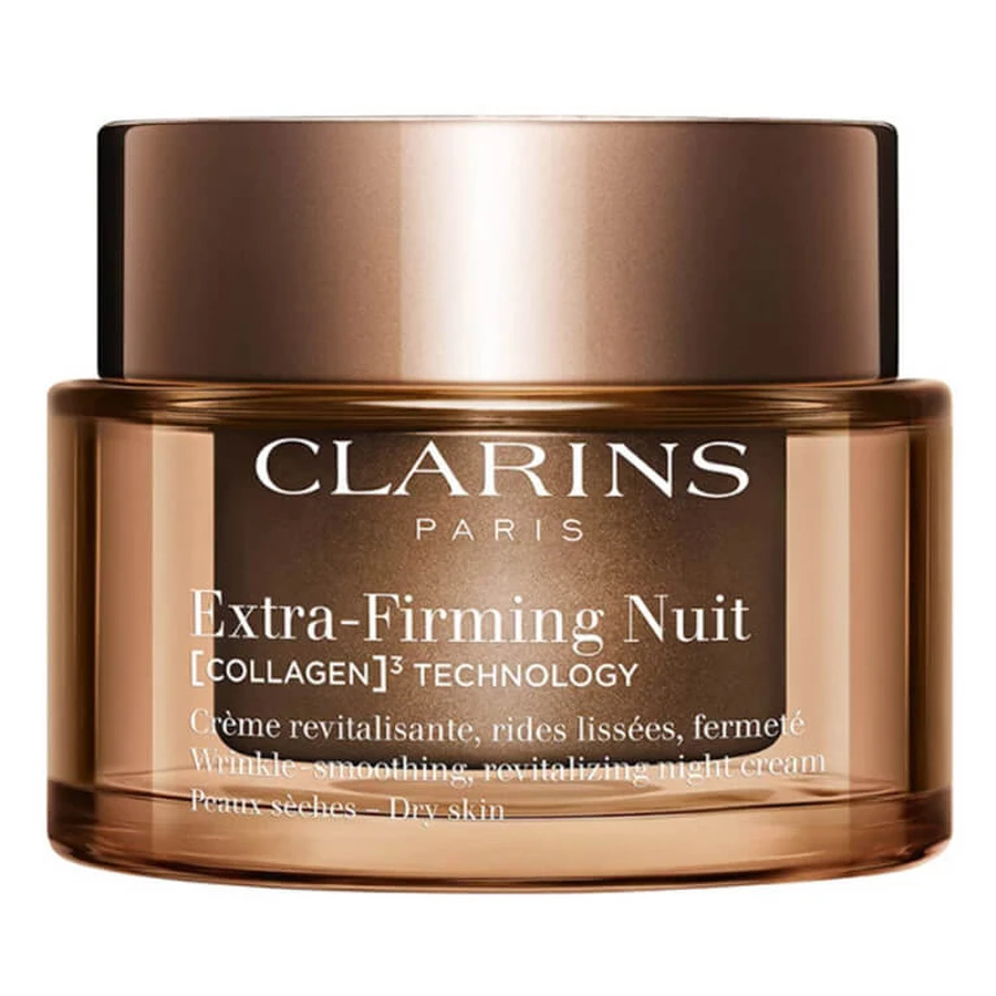 CLARINS EXTRA FIRMING COLLAGEN 3 NACHTCREME FÜR TROCKENE HAUT 50 ML