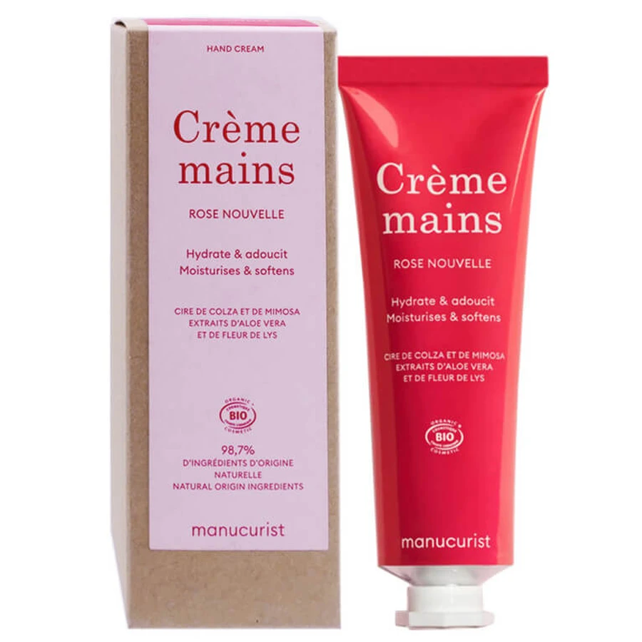 MANUCURIST ORGANIC ROSE HAND CREAM (NEW) 60ML