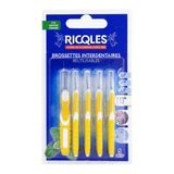RICQLES 5 HERBRUIKBARE INTERDENTALE BORSTELTJES, 1,3 MM