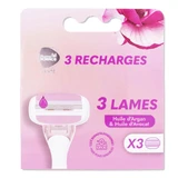 NACHAUFFÜLLPAKET FÜR DAMEN-3-KLINGEN-RASSIERER (3 NACHFÜLLER) VON PHARMASCIENCE