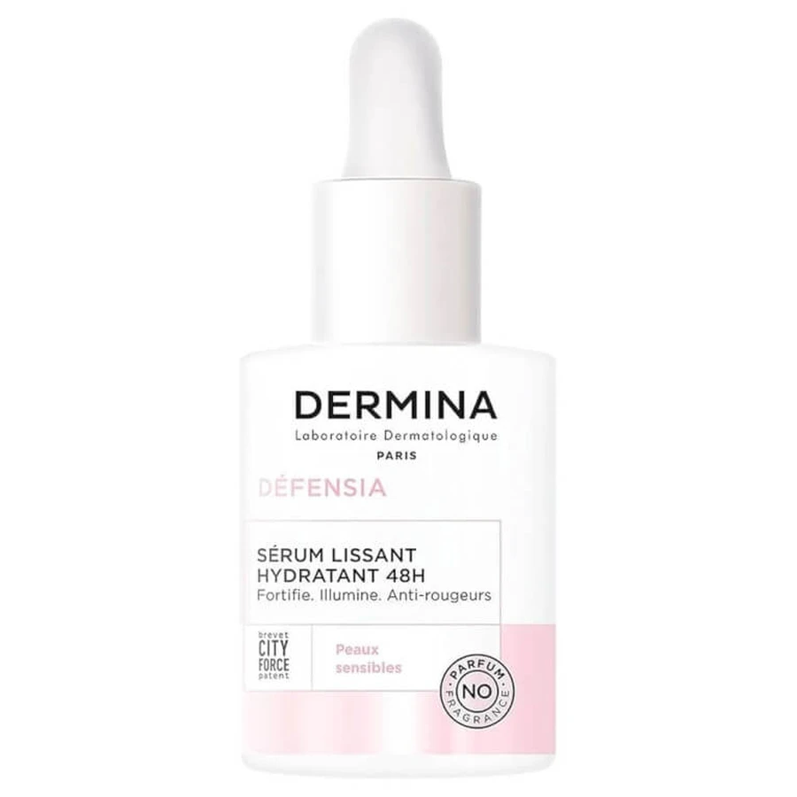 DERMINA DEFENSIA SERUM Netezitor și Hidratant 48 de ore 30 ml