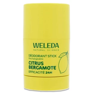 WELEDA DESODORANTE EN BARRA DE CÍTRICOS Y BERGAMOTA DE 24 HORAS, 50 G