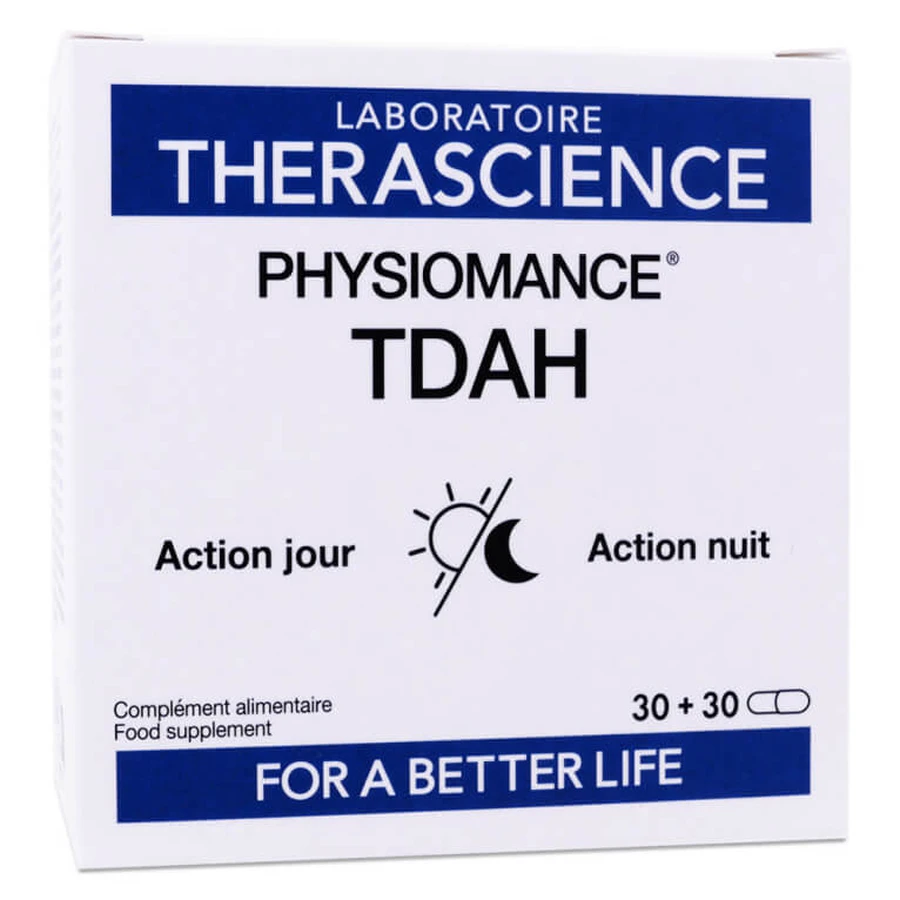 THERASCIENCE PHYSIOMANCE TDAH DÍA Y NOCHE 60 CÁPSULAS