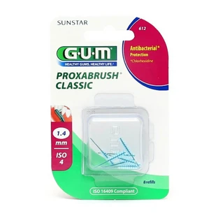 GUM PROXABRUSH CLASSIC, 8 recambios de 1,4 mm, n.º 612