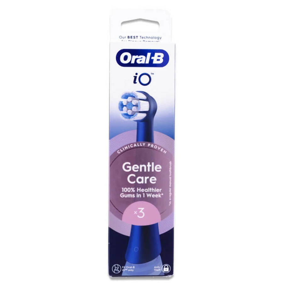 ORAL B IO RECHARGE BROSSE A DENTS GENTLE CARE 3 RECHARGES