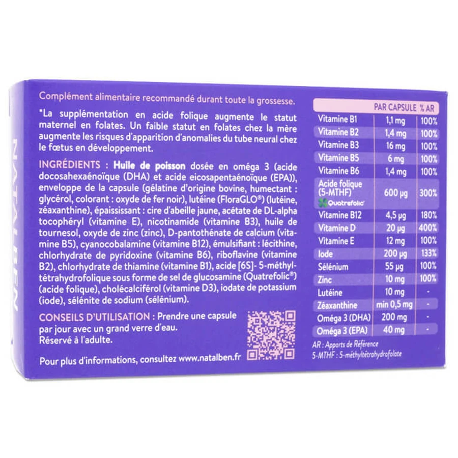 GYNEFAM NATALBEN GROSSESSE 30 CAPSULES