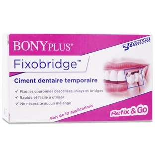 BONYPLUS FIXOBRIDGE, CEMENTO DENTAL PROVISIONAL, 7 G