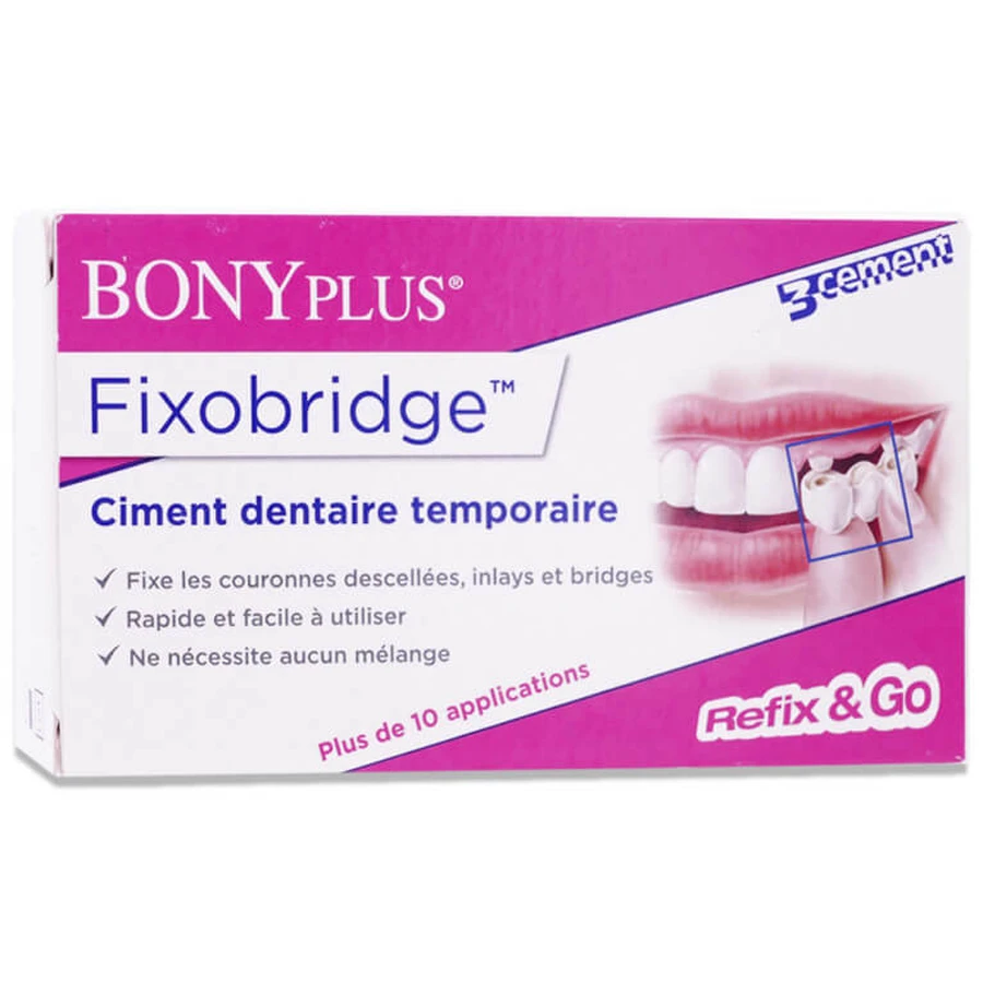 BONYPLUS FIXOBRIDGE, CEMENTO DENTAL PROVISIONAL, 7 G