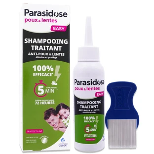 PARASIDOSE ANTI-LICE & NITS TREATMENT SHAMPOO + COMB