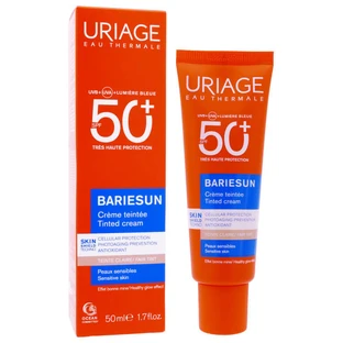 URIAGE BARIESUN LSF 50+ GETÖNTE CREME, HELLER FARBTON, 50 ml