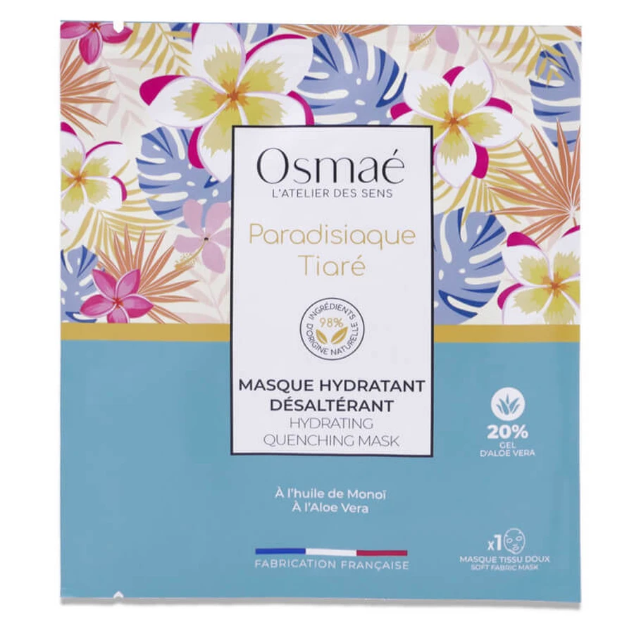 OSMAE PARADISIAQUE TIARÉ HYDRATEREND EN DORSTLESTIGEND MASKER