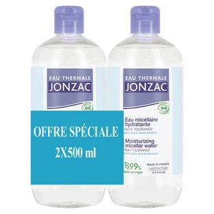 JONZAC EAU MICELLAIRE HYDRATANTE BIO LOT DE 2X500ML