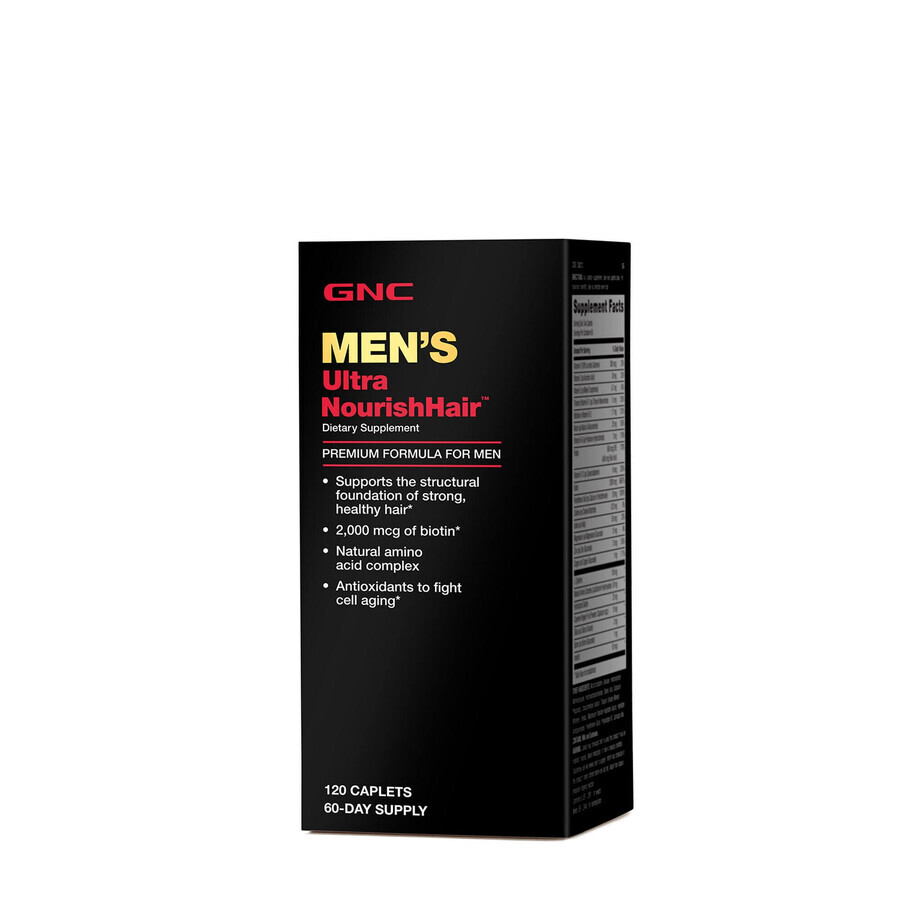 Buy Gnc Men's Ultra Nourishhair, Multivitamin Complex For Healthy Hair, 120 Tb Gnc Men's Ultra Nourishhair, Multivitamin Complex For Healthy Hair, 120 Tb