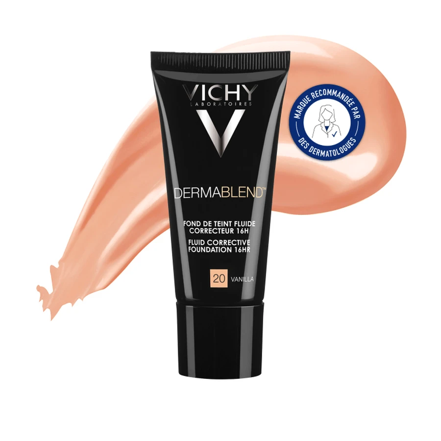 VICHY CORRECTING LIQUID FOUNDATION 16 H SPF 35 30 ML VANILLA 20
