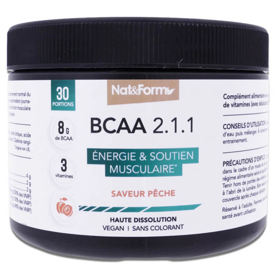 NAT&FORM BCAA 2.1.1 SAVEUR PECHE 30 PORTIONS