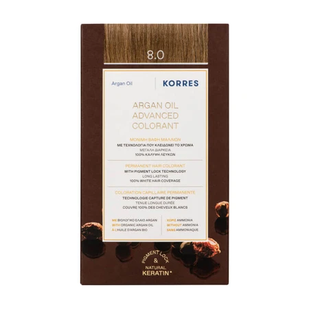 KORRES ACEITE DE ARGÁN TONIFICADOR CAPILAR 8.0 RUBIO CLARO