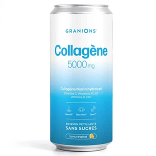GRANIONS BEBIDA ESPUMOSA TROPICAL CON COLÁGENO SIN AZÚCAR 330 ML