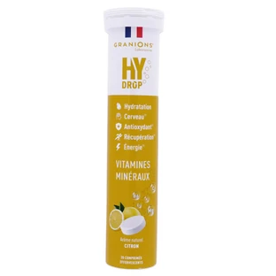 GRANIONS HYDROP LEMON 20 EFFERVESCENT TABLETS