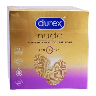 DUREX NUDE LATEXVRIJ 2 CONDOOM