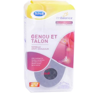 SCHOLL KNEES AND HEELS PAIN-RELIEF INSOLES 40-42