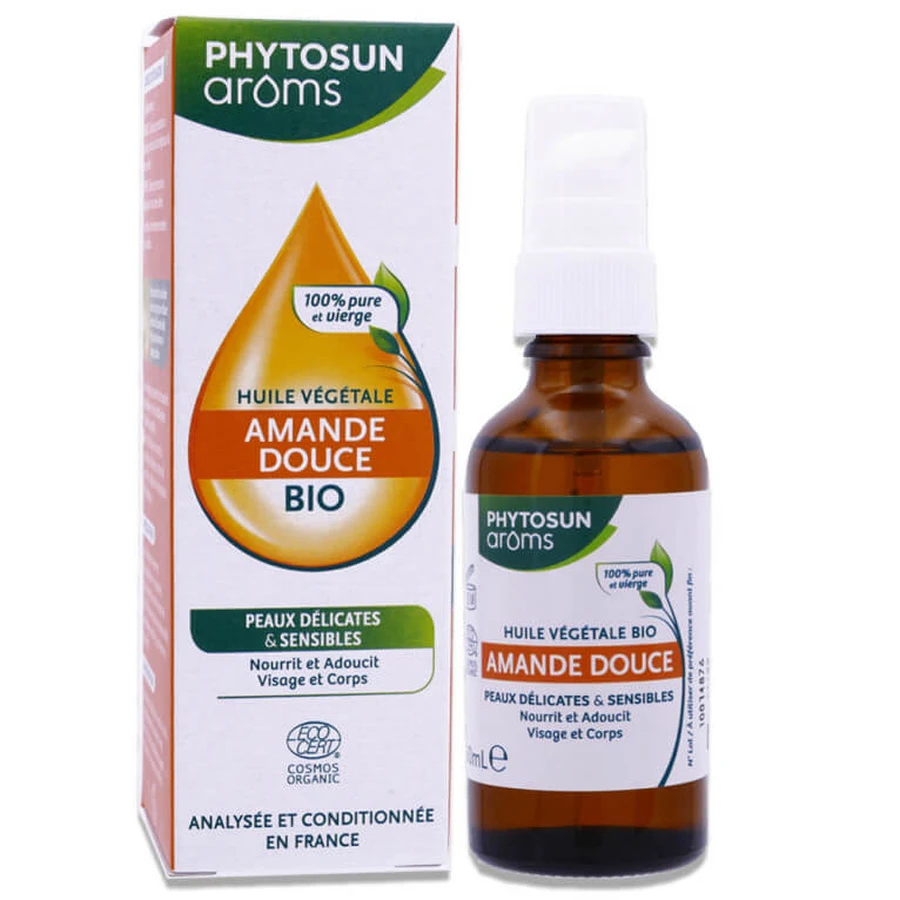 PHYTOSUN AROMS ACEITE VEGETAL DE ALMENDRA DULCE ECOLÓGICO 50 ML