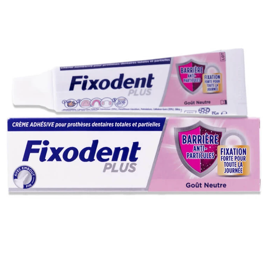 FIXODENT PLUS ANTI-PARTICLE-KLEBECREME, NEUTRALER GESCHMACK, 35 G