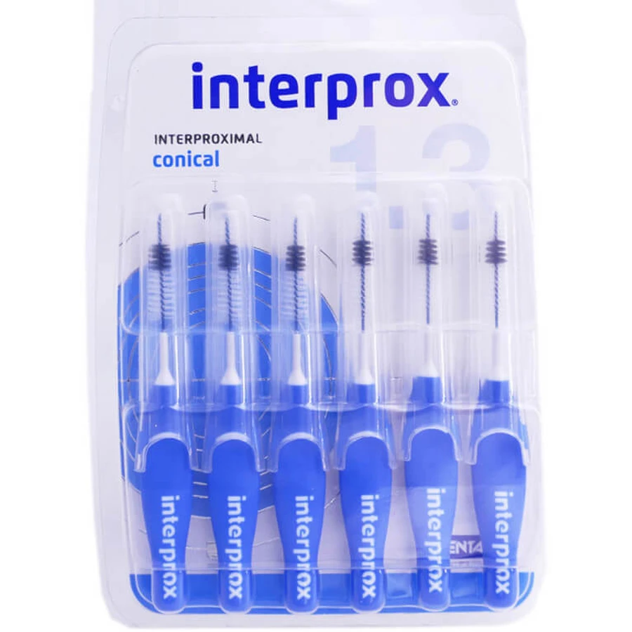 INTERPROX BROSSETTES CONICAL 6 UNITES