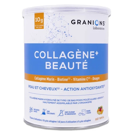GRANIONS COLLAGENE BEAUTE GOUT TROPICAL 216G