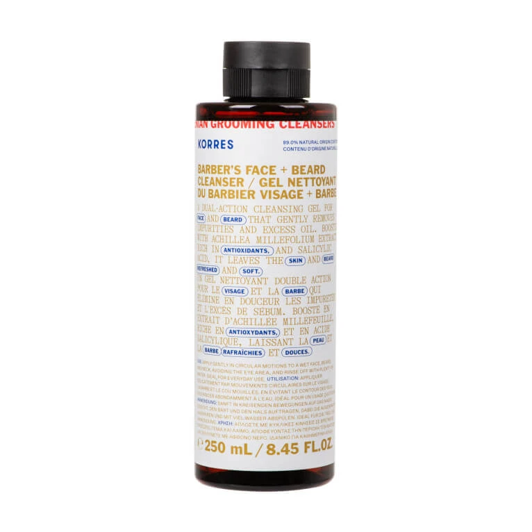 Photos - Facial / Body Cleansing Product Korres MEN'S DOUBLE-ACTION CLEANSING GEL 250ML 