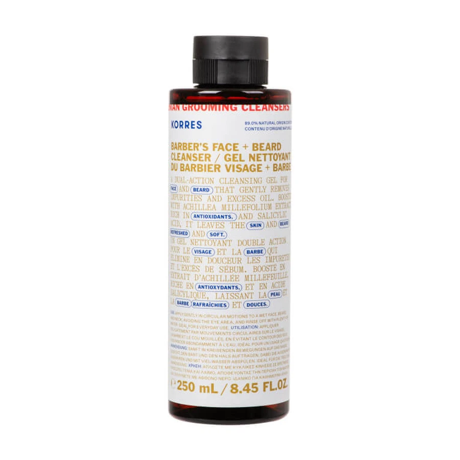 KORRES MEN'S DOUBLE-ACTION CLEANSING GEL 250ML