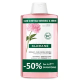 KLORANE VERZACHTENDE SHAMPOO VOOR DE GEVOELIGE HOOFDHUID, 2-PACK (ELK 400 ML)